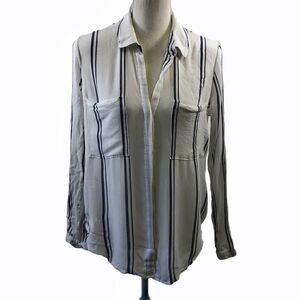 Cloth & Stone Striped Buttoned Shirt Size XS